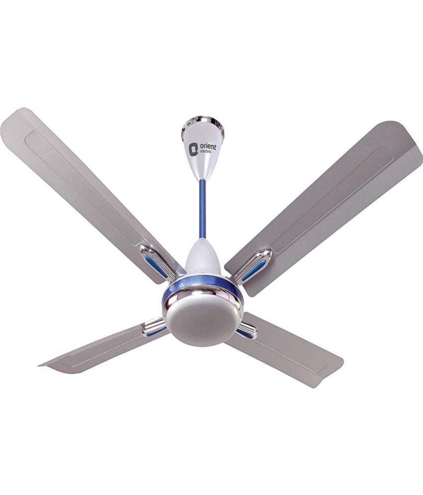 ORIENT ELECTRIC 1200 Quadro Ornamental Ceiling Fan Silver Price in