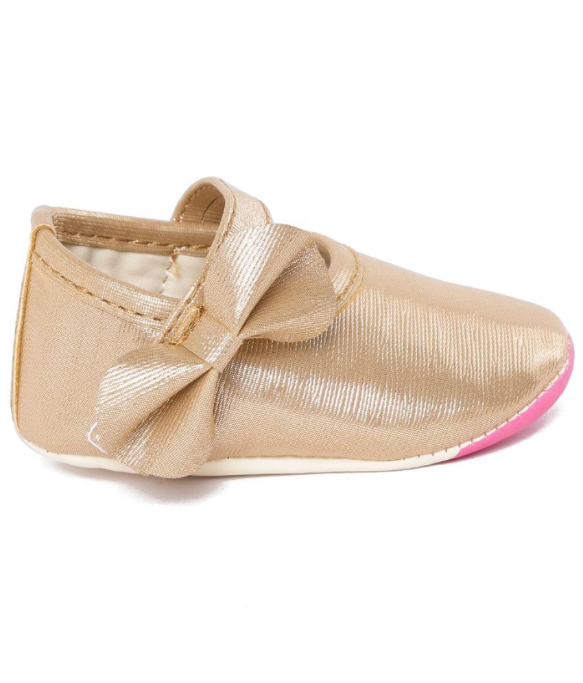 toothless Rose Gold Booties For Baby Girl 69 Months ( Pack of 1