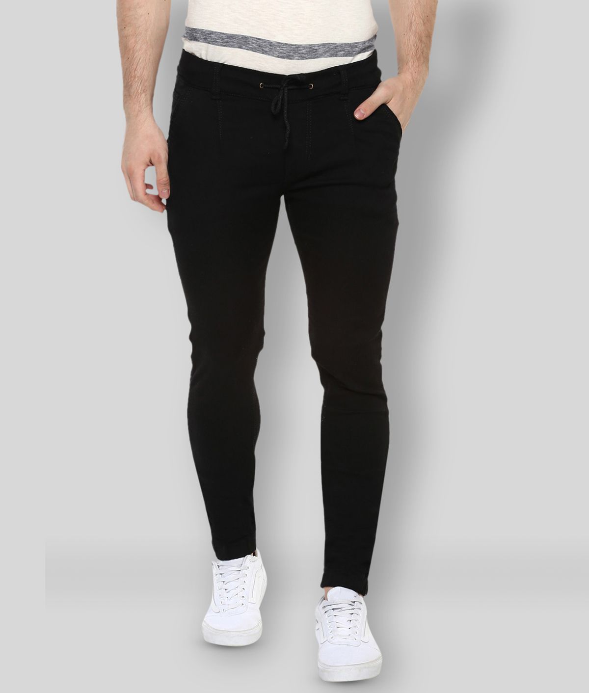     			Urbano Fashion - Black Cotton Blend Slim Fit Men's Jeans ( Pack of 1 )