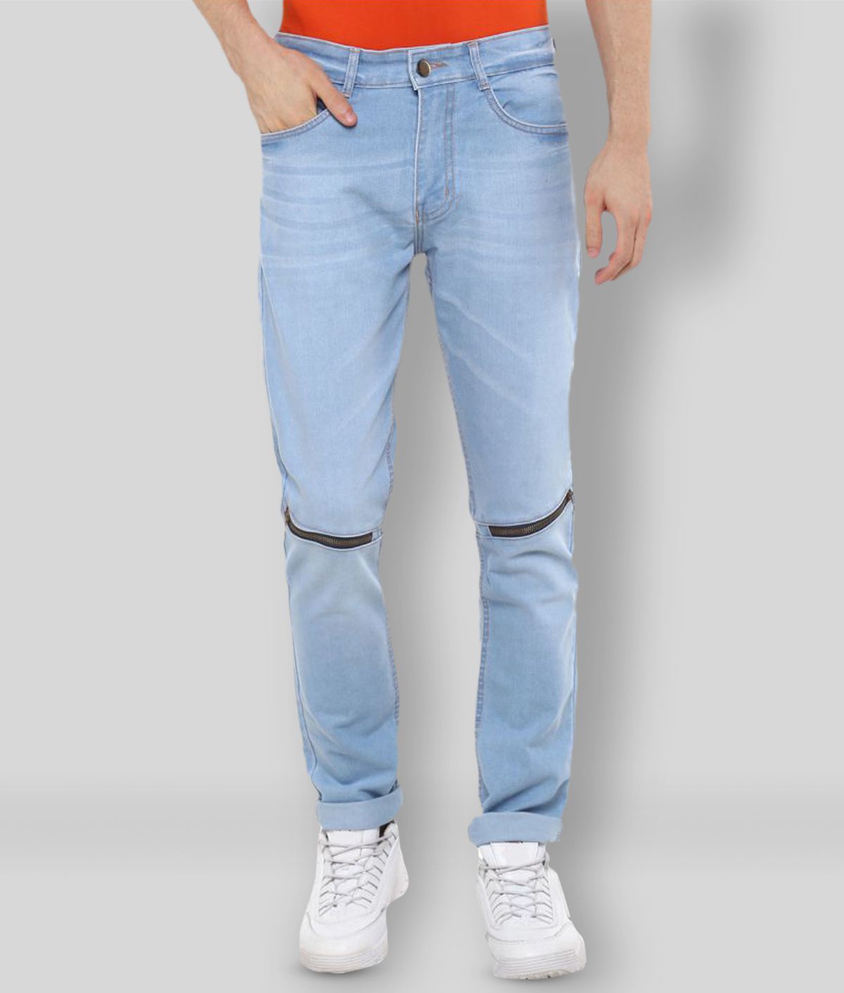     			Urbano Fashion - Blue Cotton Blend Slim Fit Men's Jeans ( Pack of 1 )