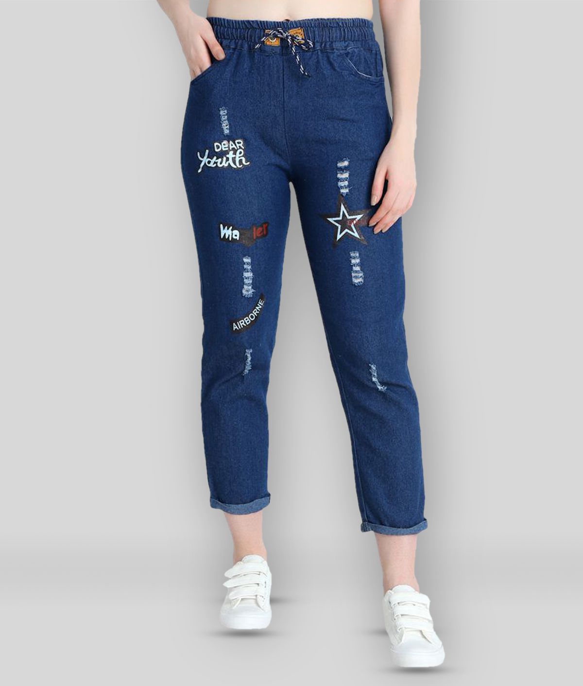 BuyNewTrend - Blue Denim Women's Jeans ( Pack of 1 )