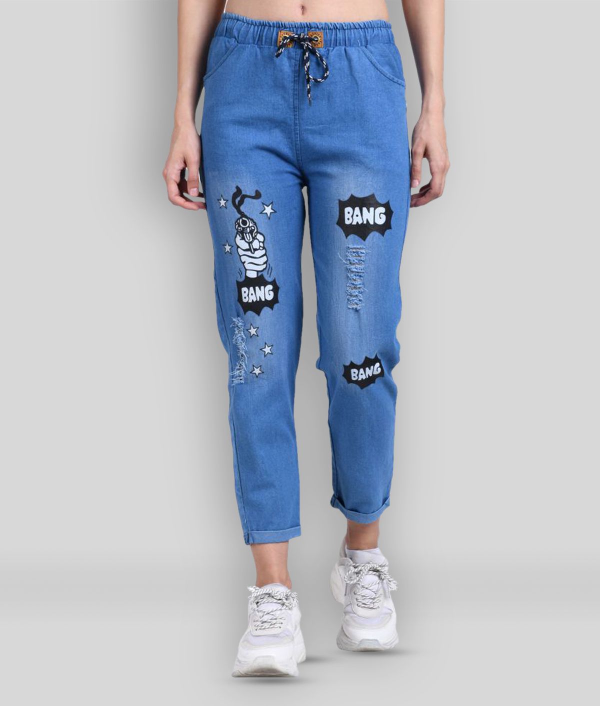 BuyNewTrend - Blue Denim Women's Jeans ( Pack of 1 )