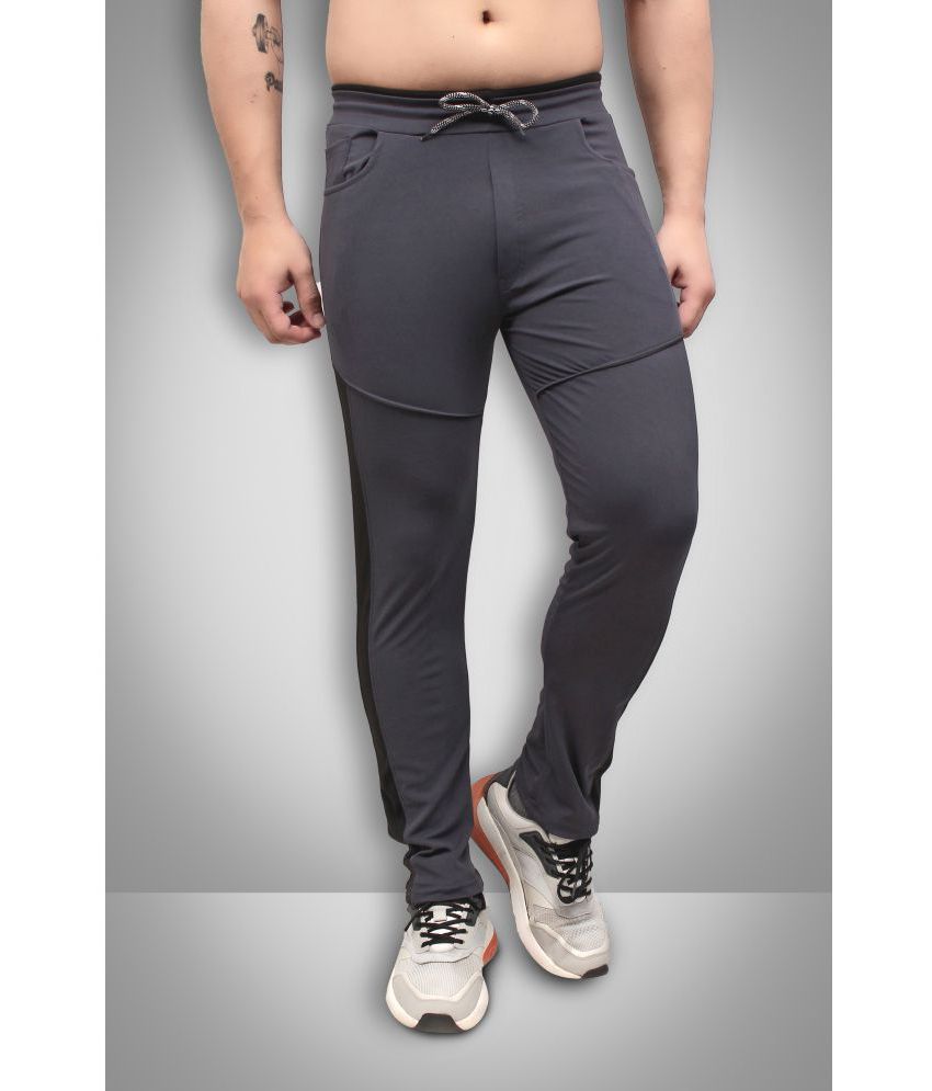     			Forbro - Grey Lycra Men's Sports Trackpants ( Pack of 1 )