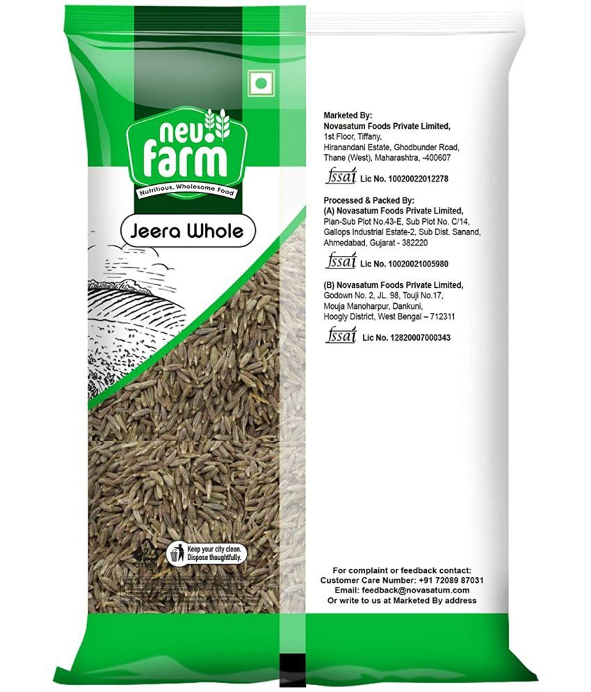 Neu.Farm Cumin Seeds (Jeera Whole) 1 kg Buy Neu.Farm Cumin Seeds
