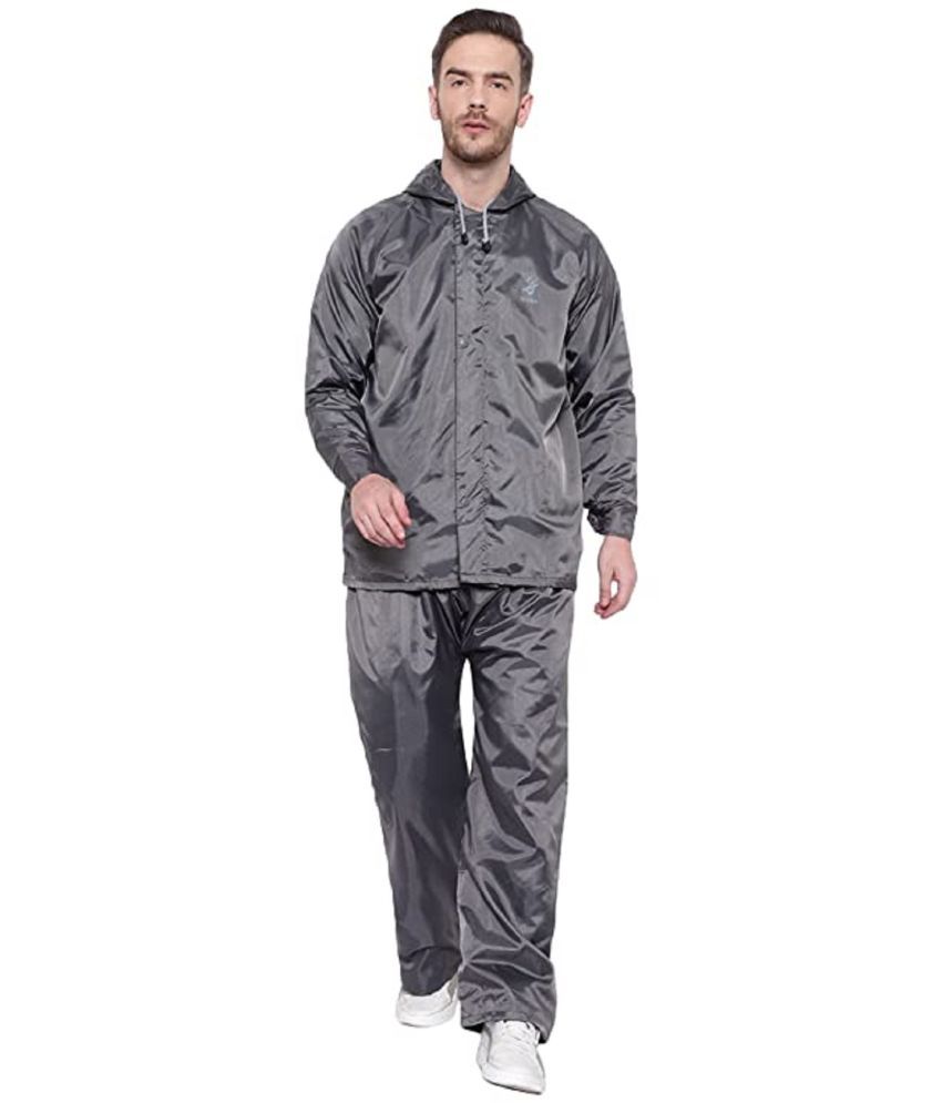     			Zacharias Raincoat Set - Grey