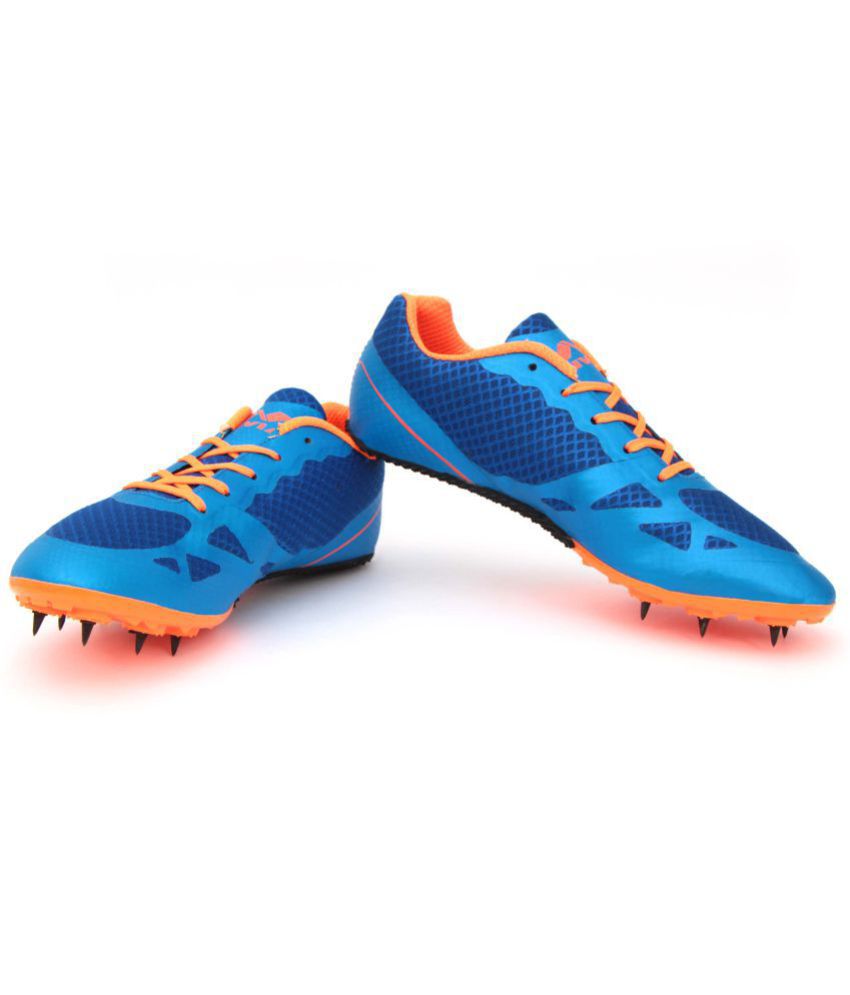     			Nivia Running Spikes  Blue Hiking Shoes