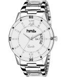 HMTe - Silver Metal Analog Men's Watch