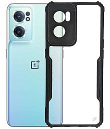 JMA - Transparent Bumper Cases Compatible For Oneplus Nord Ce2 5G ( Pack of 1 )