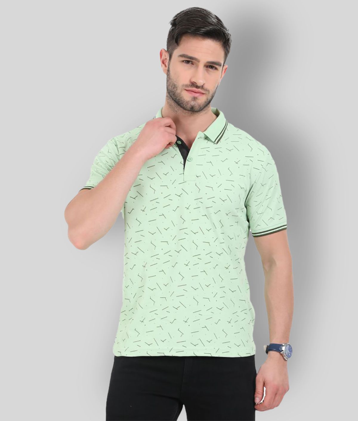     			Ardeur - Green Polyester Slim Fit Men's T-Shirt ( Pack of 1 )