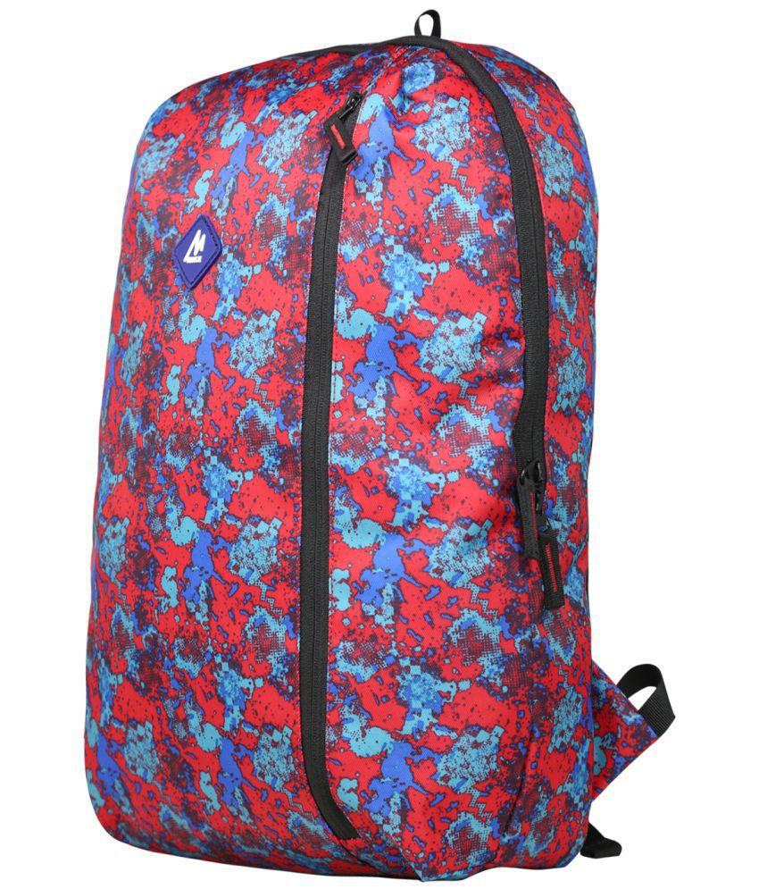     			MIKE 15 Ltrs Red Polyester College Bag