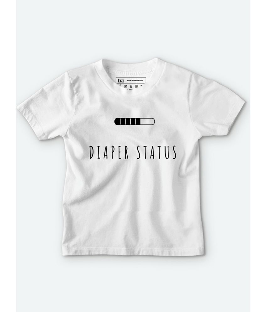     			Be Awara - White T-Shirt For Baby Boy ( Pack of 1 )