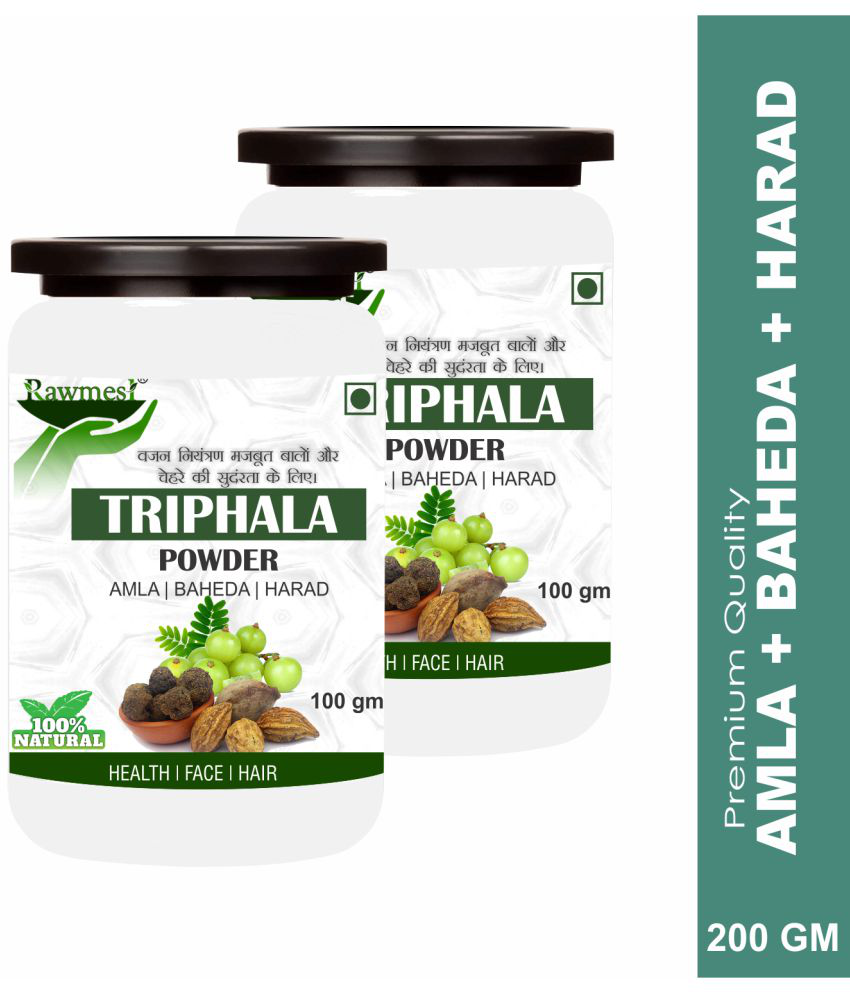     			rawmest Triphala(Amla, Baheda, Harad) for Hair Powder 200 gm Pack Of 2