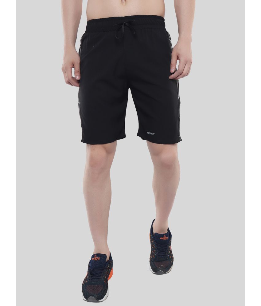     			xohy - Black Polyester Men's Shorts ( Pack of 1 )