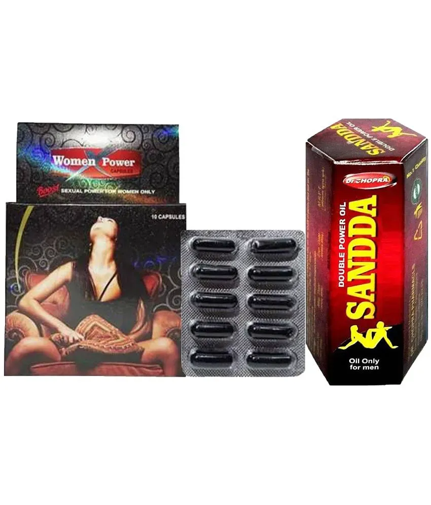 Combo of Dr. Chopra Women X Power caps.+ Sanda oil: Buy Combo of Dr. Chopra  Women X Power caps.+ Sanda oil at Best Prices in India - Snapdeal