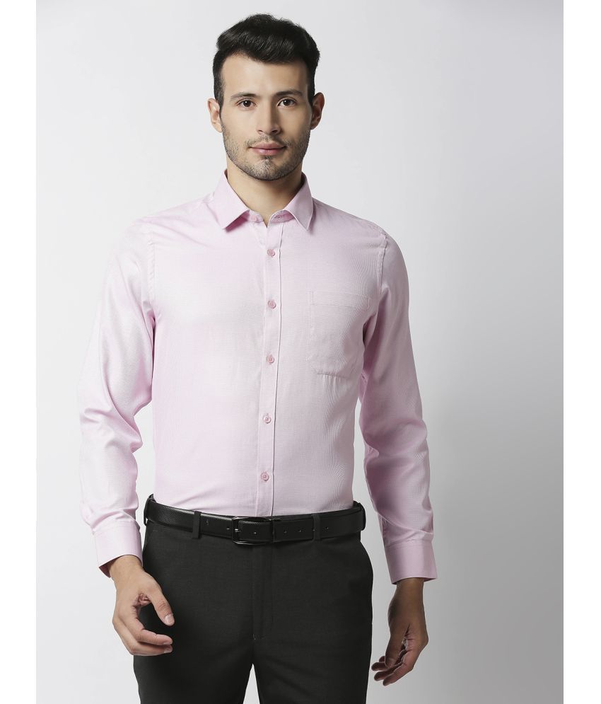     			Solemio - Pink Cotton Regular Fit Men's Formal Shirt ( Pack of 1 )