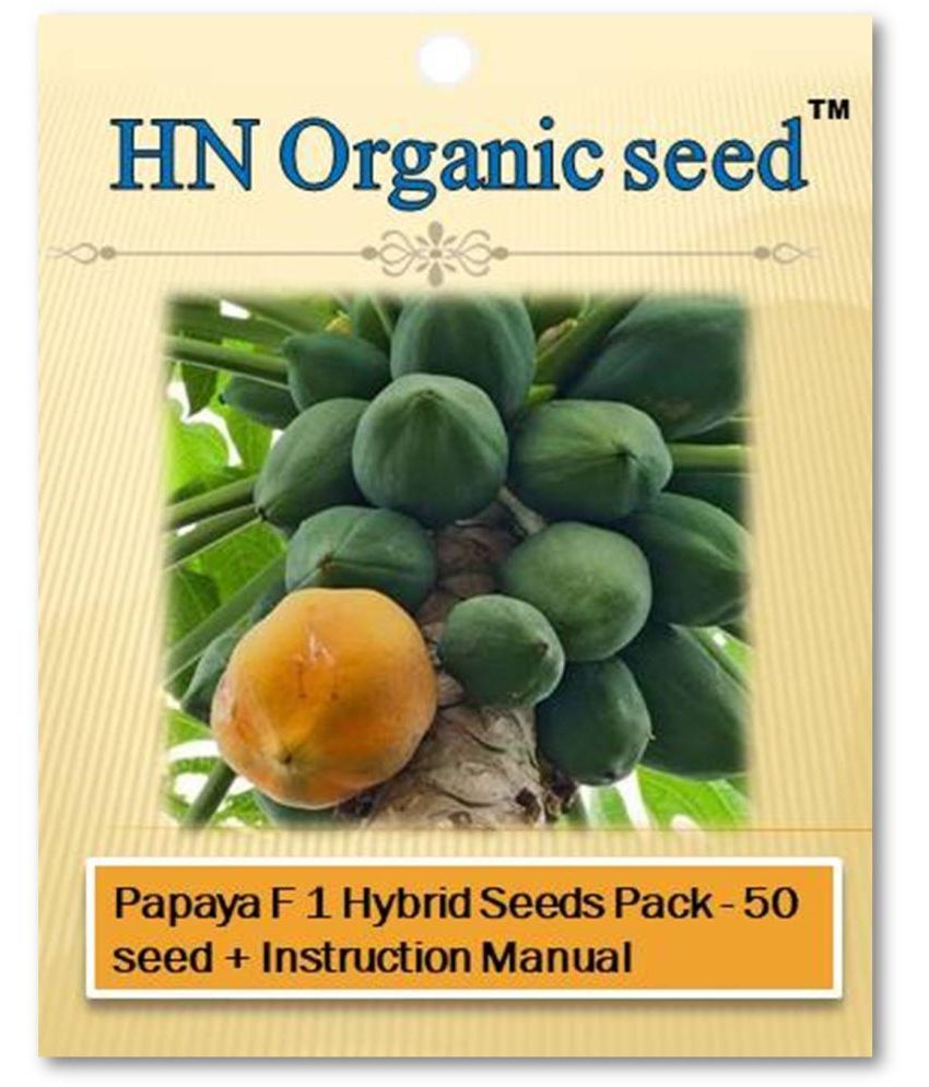     			homeagro - Fruit Seeds ( Papaya F 1 Hybrid Seeds Pack - 50 seed )