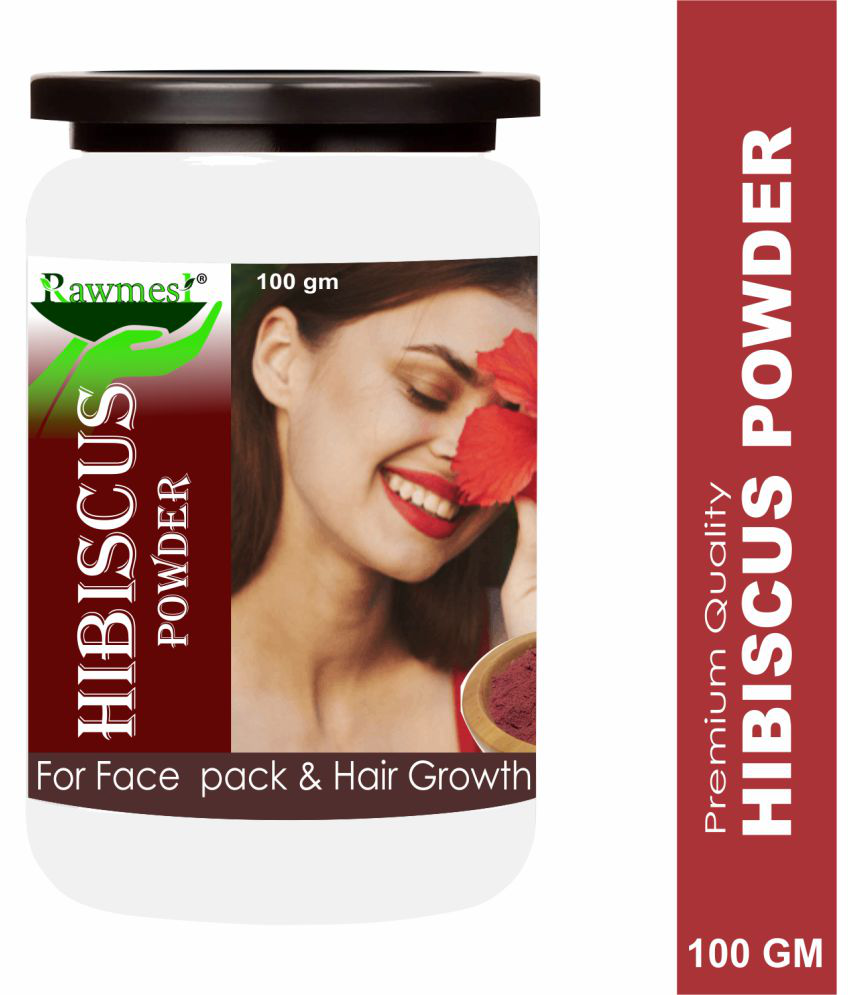     			rawmest Hibiscus For Face Pack & Hair Growth Powder 100 gm Pack Of 1