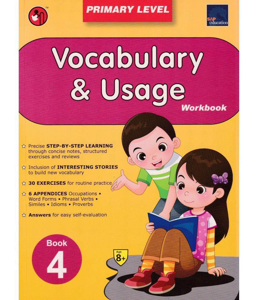 PRIMARY LEVEL VOCABULARY AND USAGE WORKBOOK AGE 8+ BOOK 4: Buy PRIMARY ...