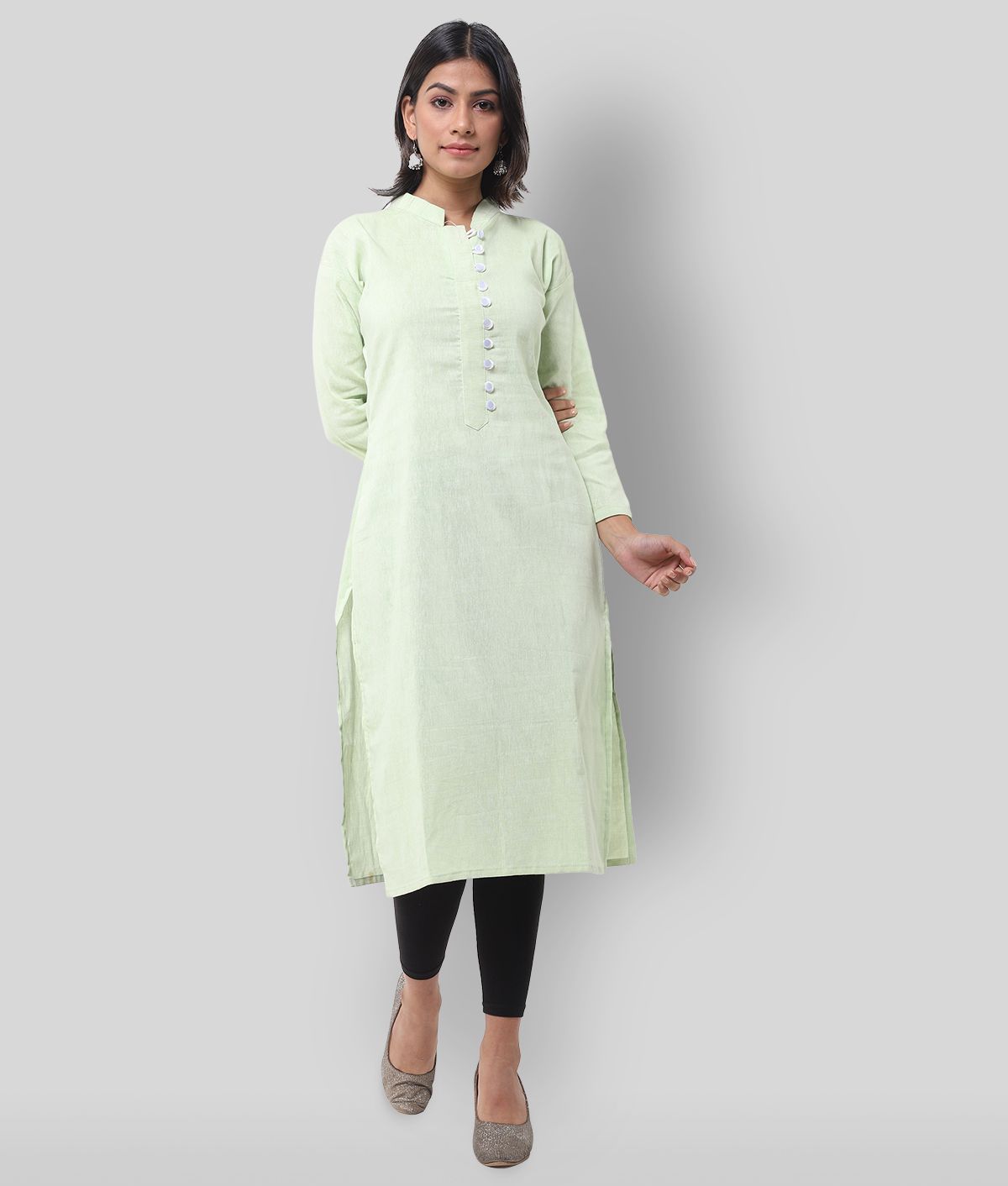 SVARCHI  Blue Cotton Womens Straight Kurti  Buy SVARCHI  Blue Cotton  Womens Straight Kurti Online at Best Prices in India on Snapdeal