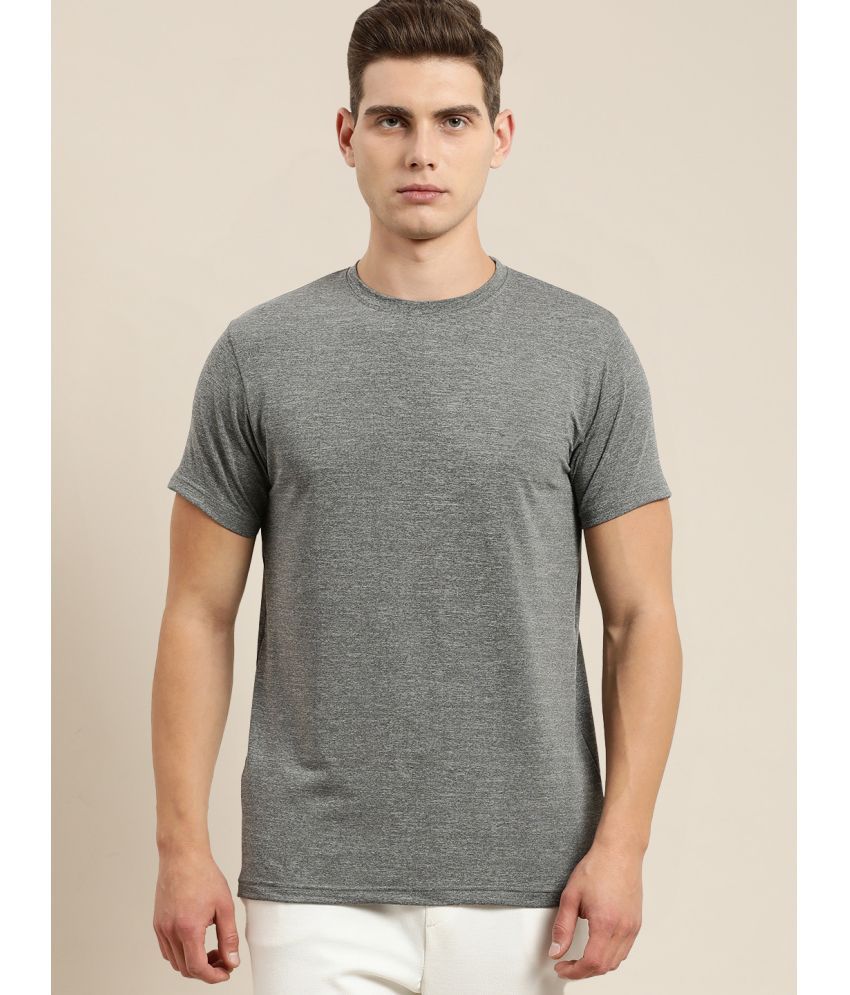     			Difference of Opinion - Grey Cotton Regular Fit Men's T-Shirt ( Pack of 1 )