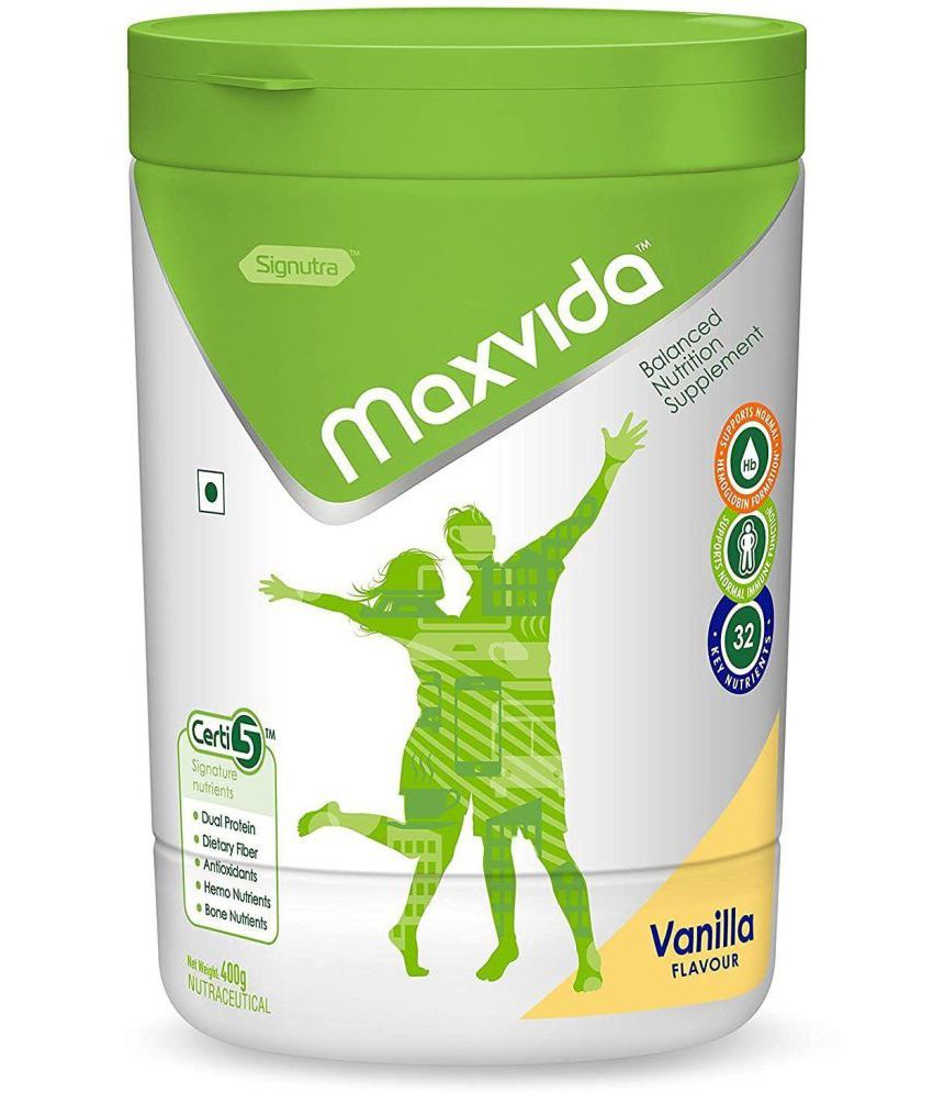     			MAXVIDA Nutrition Supplement Vanilla Nutrition Drink 400 g