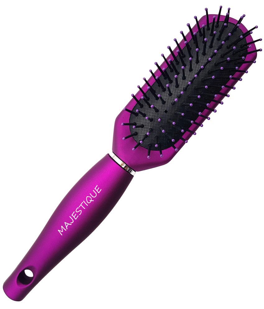     			Majestique Purple Series Styling Hair Brush For Shaping & Defining Nylon Bristles