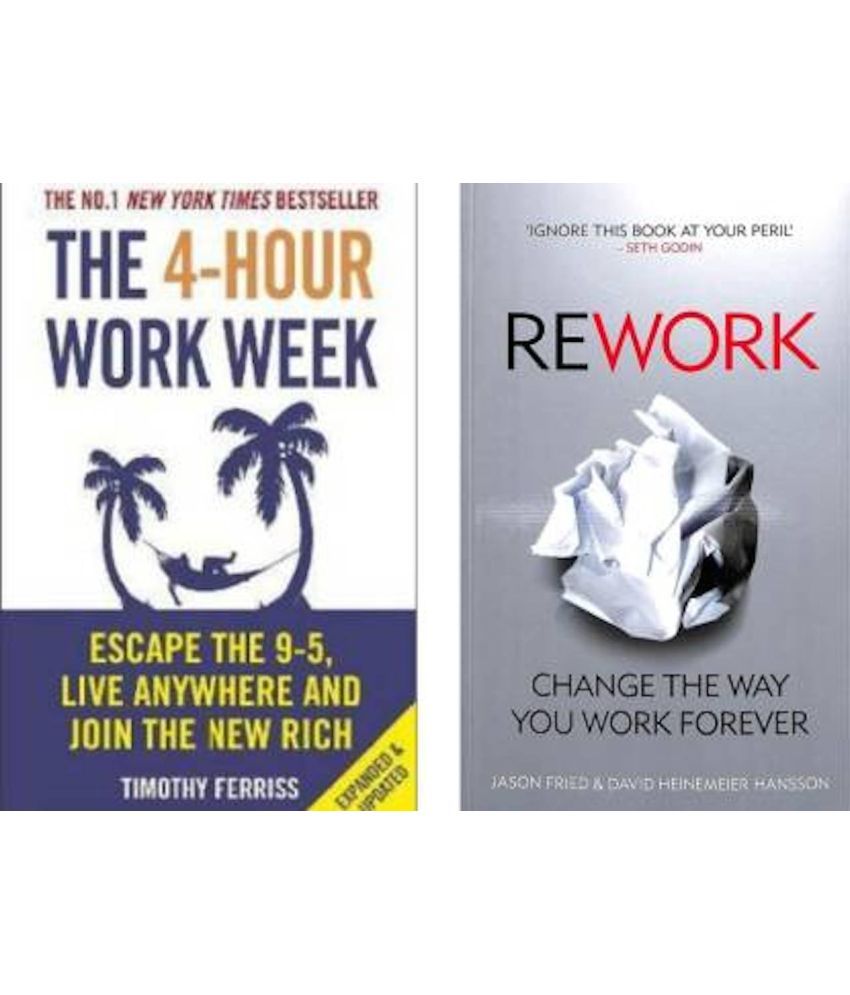     			Rework & The 4-Hour Work Week  (Paperback, Jeson Fried, Timothy Ferriss)