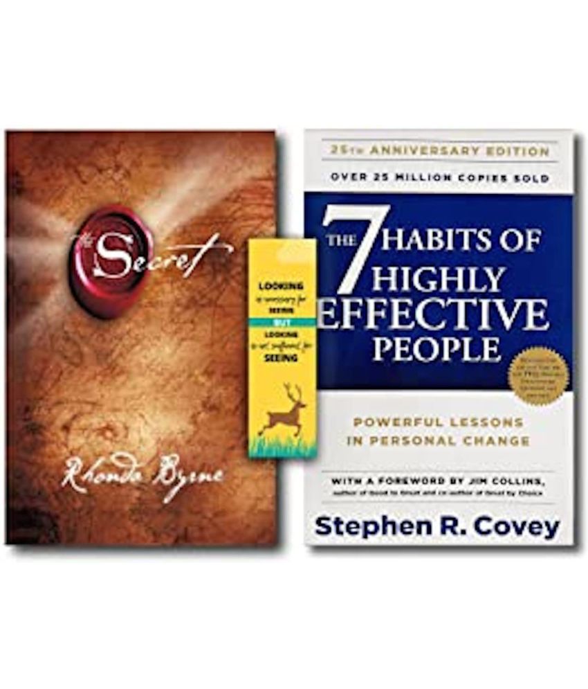    			The Secret  + The 7 Habits of Highly Effective People (2 Books Combo