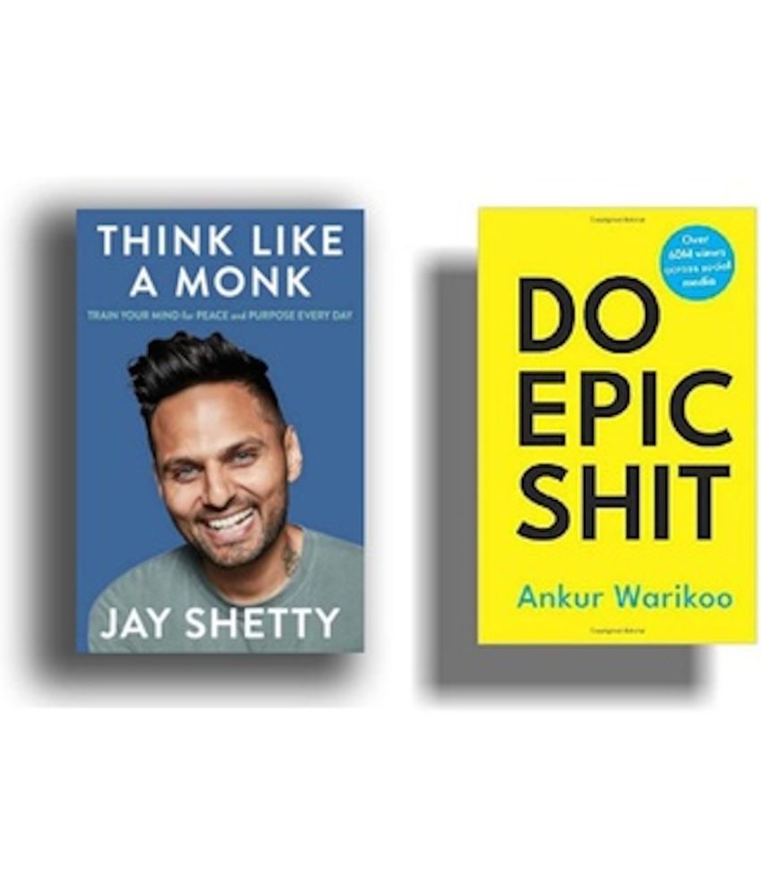     			Think Like a Monk and Do Epic Shit combo (set of 2)