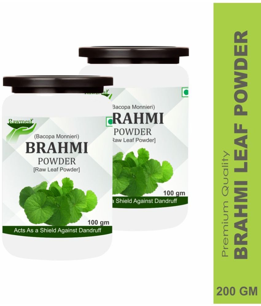     			rawmest 100% Pure Brahmi Leaves For Healthy Hair Powder 200 gm Pack Of 2