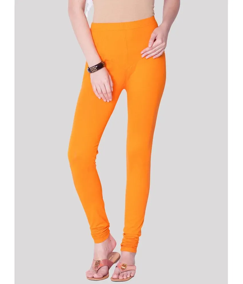 Buy Dollar Women's Missy Pack of 1 Coral Color Slim fit Comfortable  Churidar Leggings Online at Best Prices in India - JioMart.