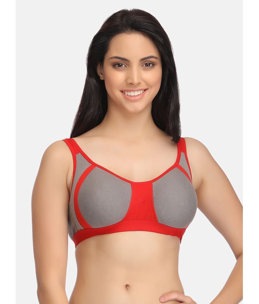     			Clovia Cotton Non Padded Women's Everyday Bra ( Grey Melange )