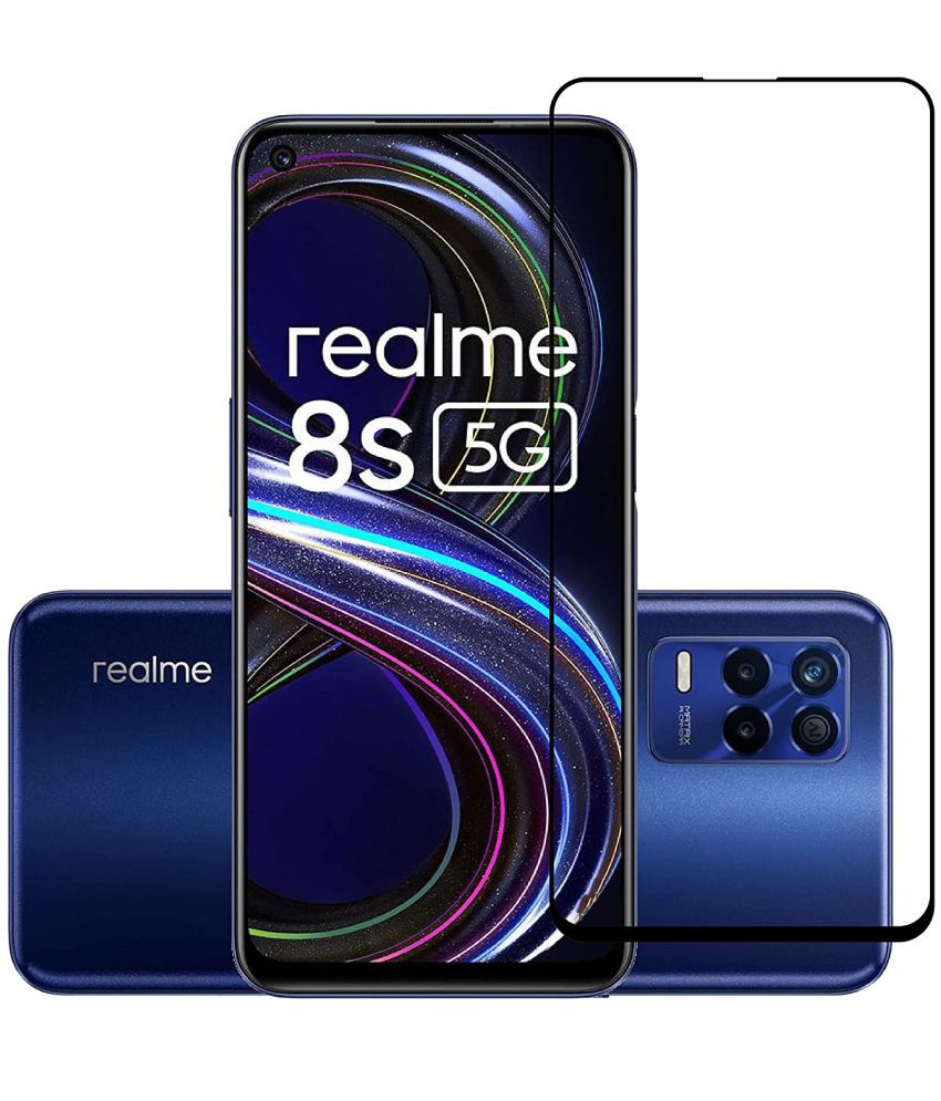     			DSR Digital - Tempered Glass Compatible For Realme 8s 5G ( Pack of 1 )