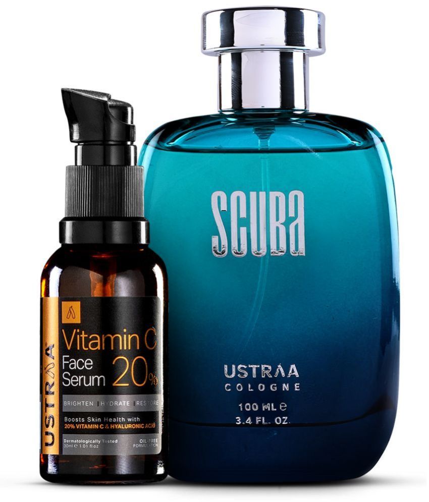     			Ustraa Vitamin C Face Serum - 30ml & Scuba Cologne - 100ml