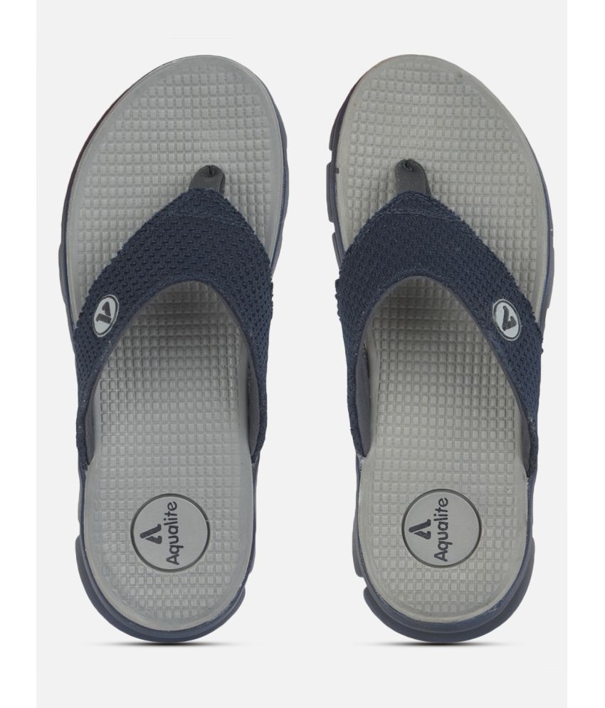     			Aqualite - Blue Men's Thong Flip Flop