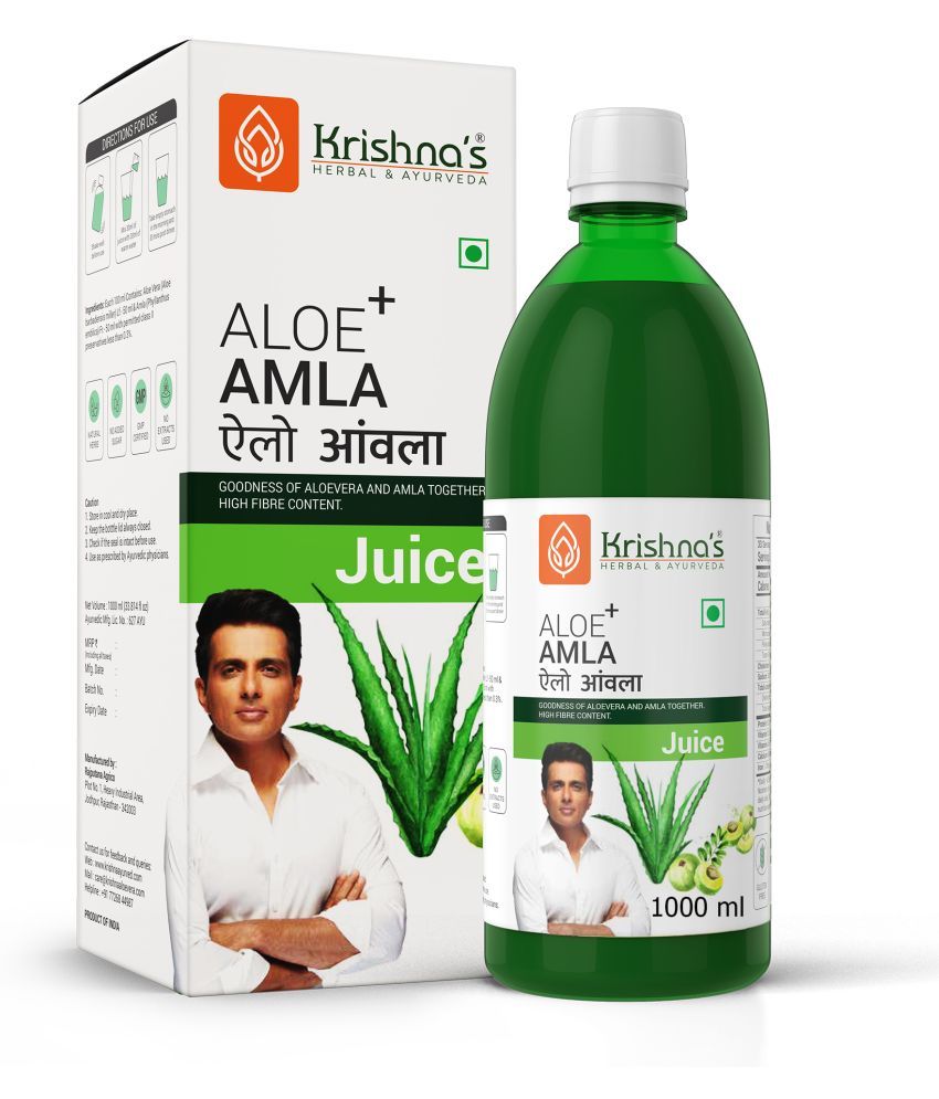 Krishna's Herbal & Ayurveda Aloe Amla Juice 1000ml Buy Krishna's