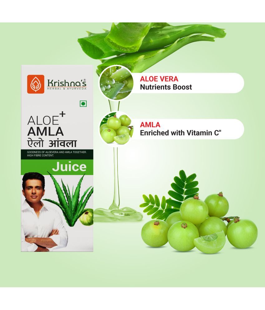 Krishna's Herbal & Ayurveda Aloe Amla Juice 1000ml Buy Krishna's