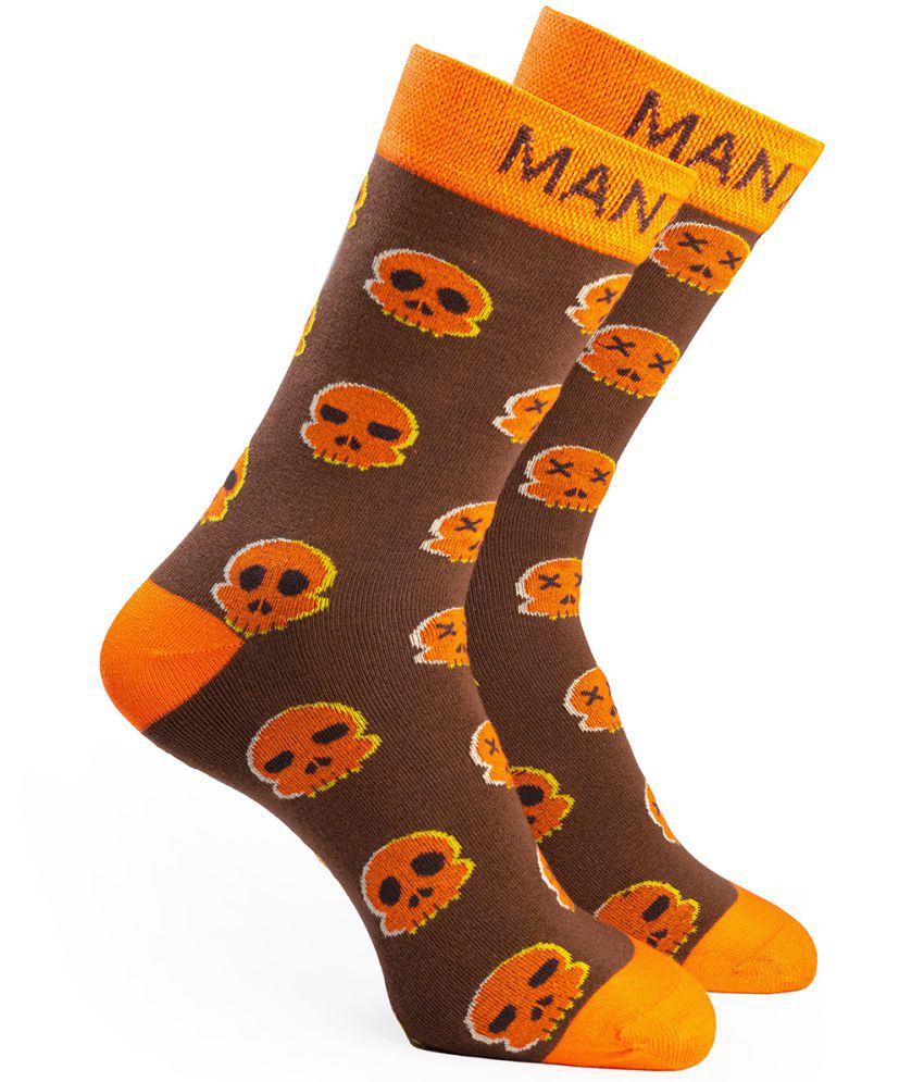     			Man Arden Halloween Edition Designer Socks, Casual, Office, Egyptian Premium Cotton Quality, 1 Pair