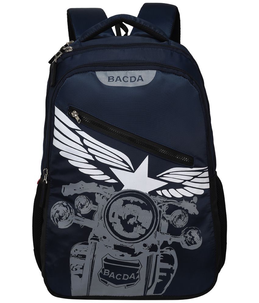 BACDA - Blue Polyester Office Bag