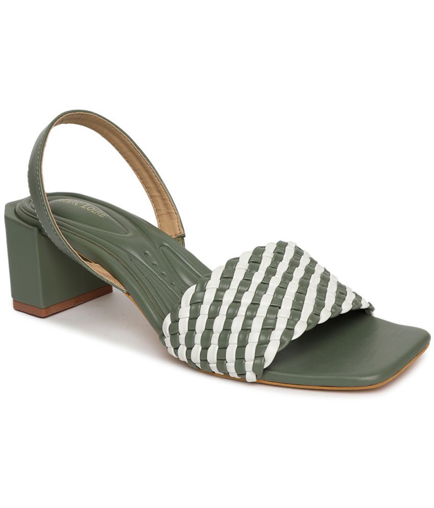     			MARC LOIRE - Olive Women's Sandal Heels
