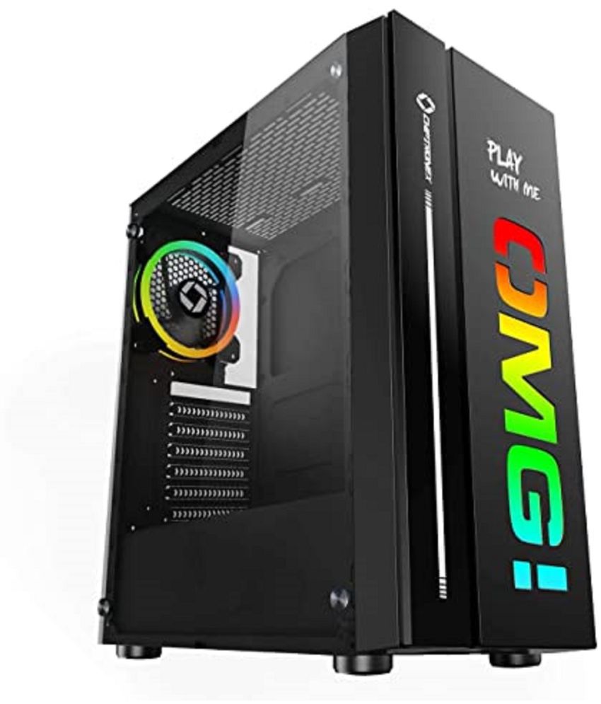 Chiptronex OMG RGB Black Mid-Tower Gaming Cabinet No