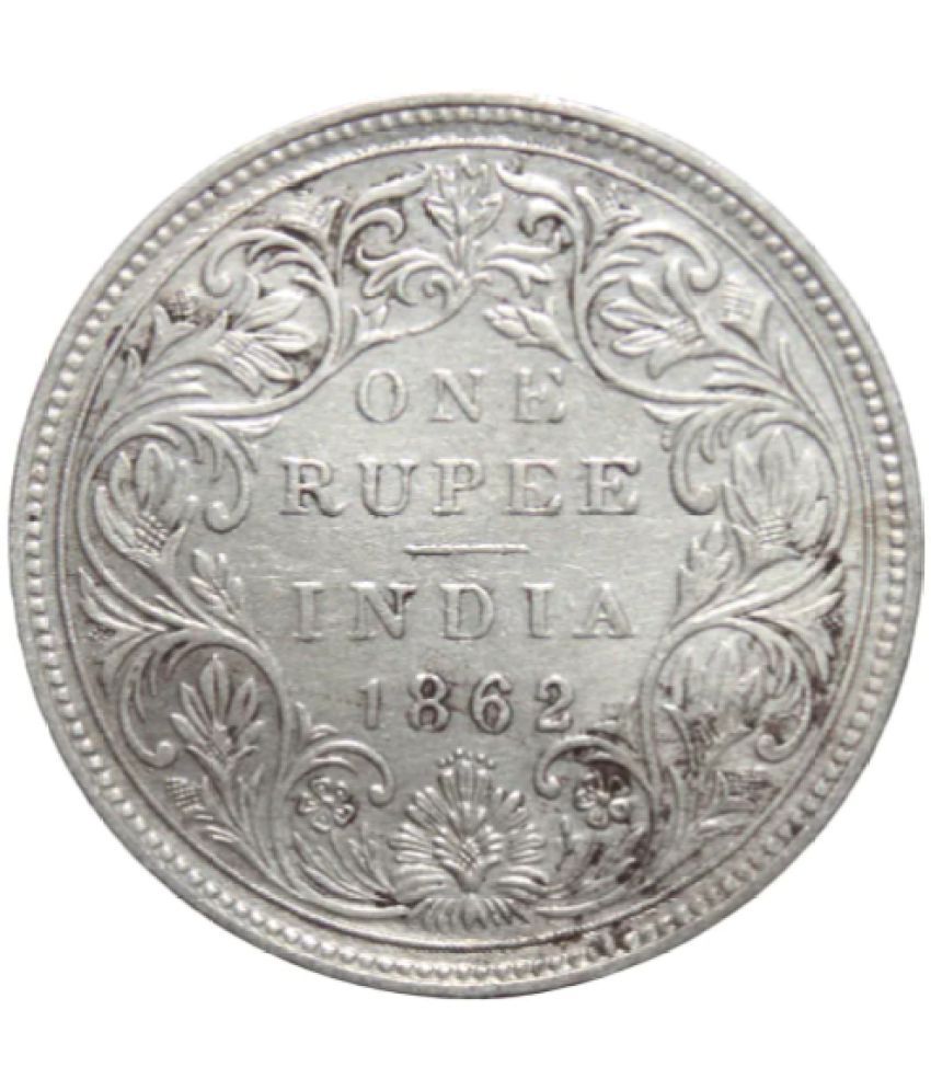     			Numiscart - 1 Rupee (1862) 1 Numismatic Coins