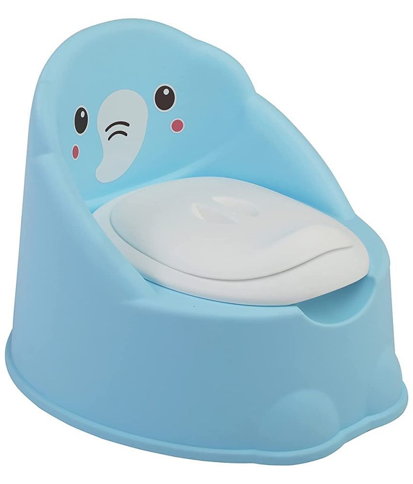SAFE-O-KID Blue Polypropylene Potty Seat