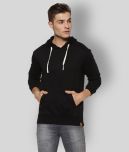 Campus Sutra - Black Cotton Regular Fit Men's Sweatshirt ( Pack of 1 )