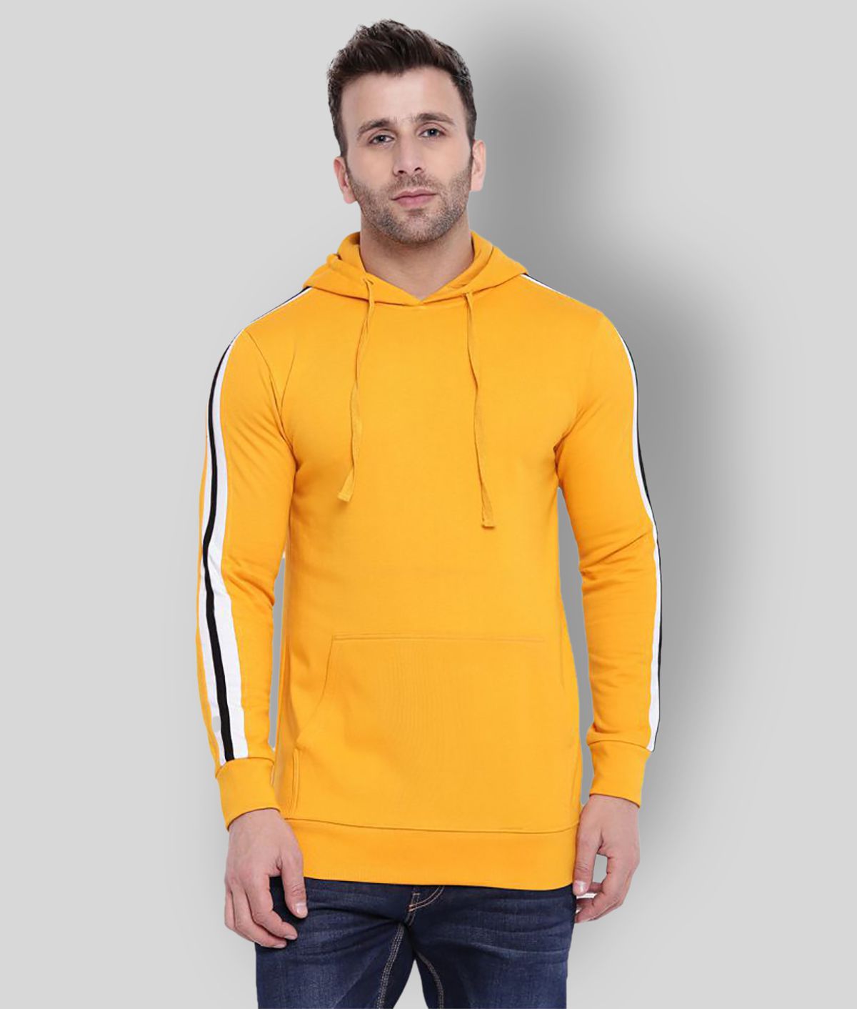 Gritstones Yellow Hooded Sweatshirt