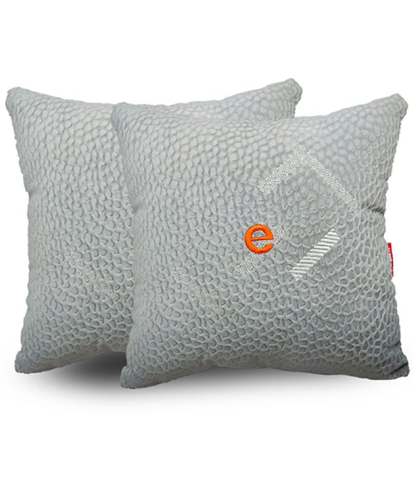     			Elegant Seat Pillows Set of 2 Grey