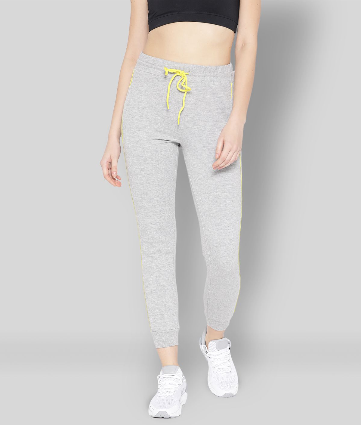     			OFF LIMITS - Light Grey Polyester Women's Running Joggers ( Pack of 1 )