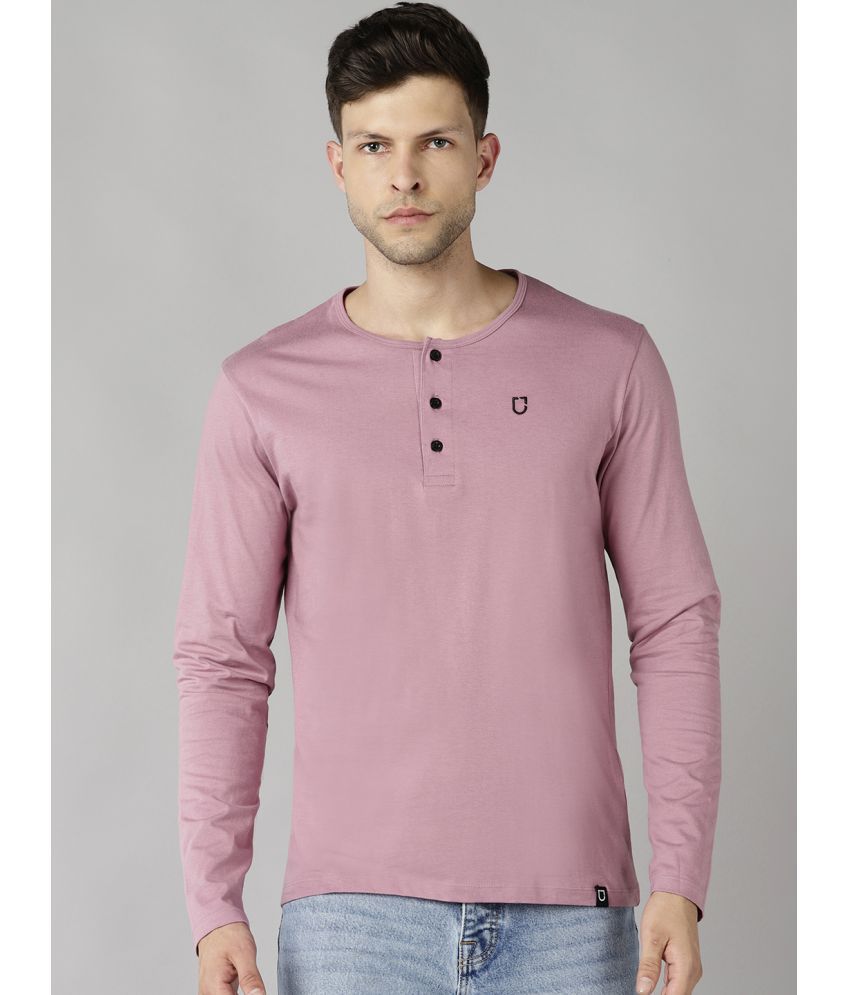     			Urbano Fashion - Purple Cotton Slim Fit Men's T-Shirt ( Pack of 1 )