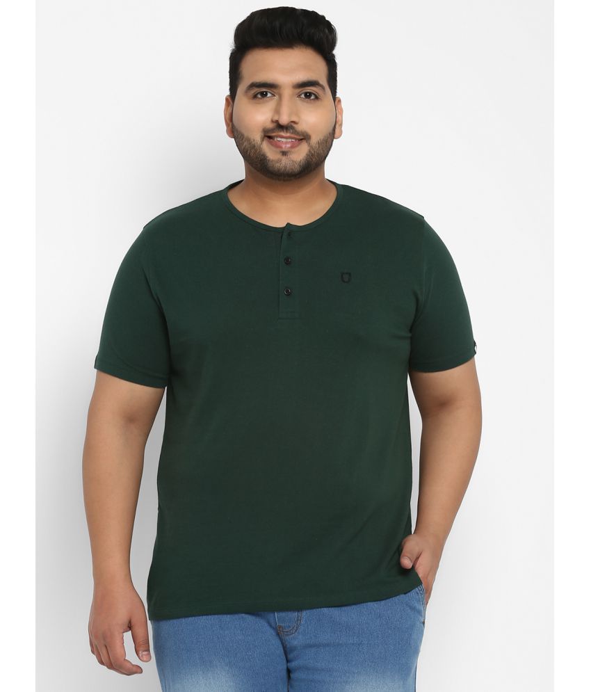     			Urbano Plus Pack of 1 Cotton Regular Fit Men's T-Shirt ( Green )