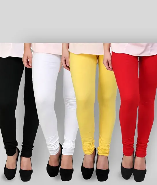 NGT Cotton Lycra Ankle Length Leggings for Women Combo (Set of 6)